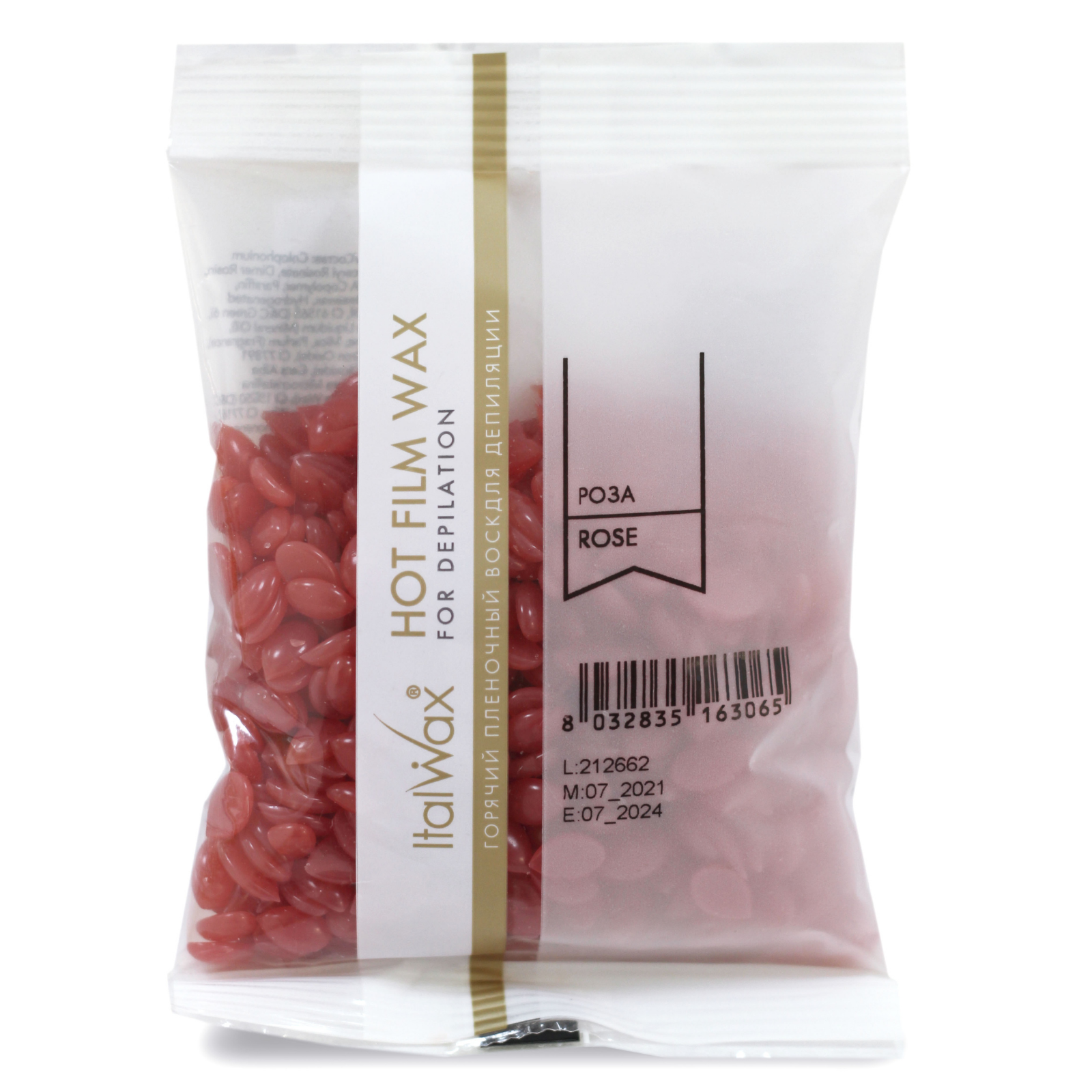 Ceara Elastica Granule 100 gr Roza Italwax