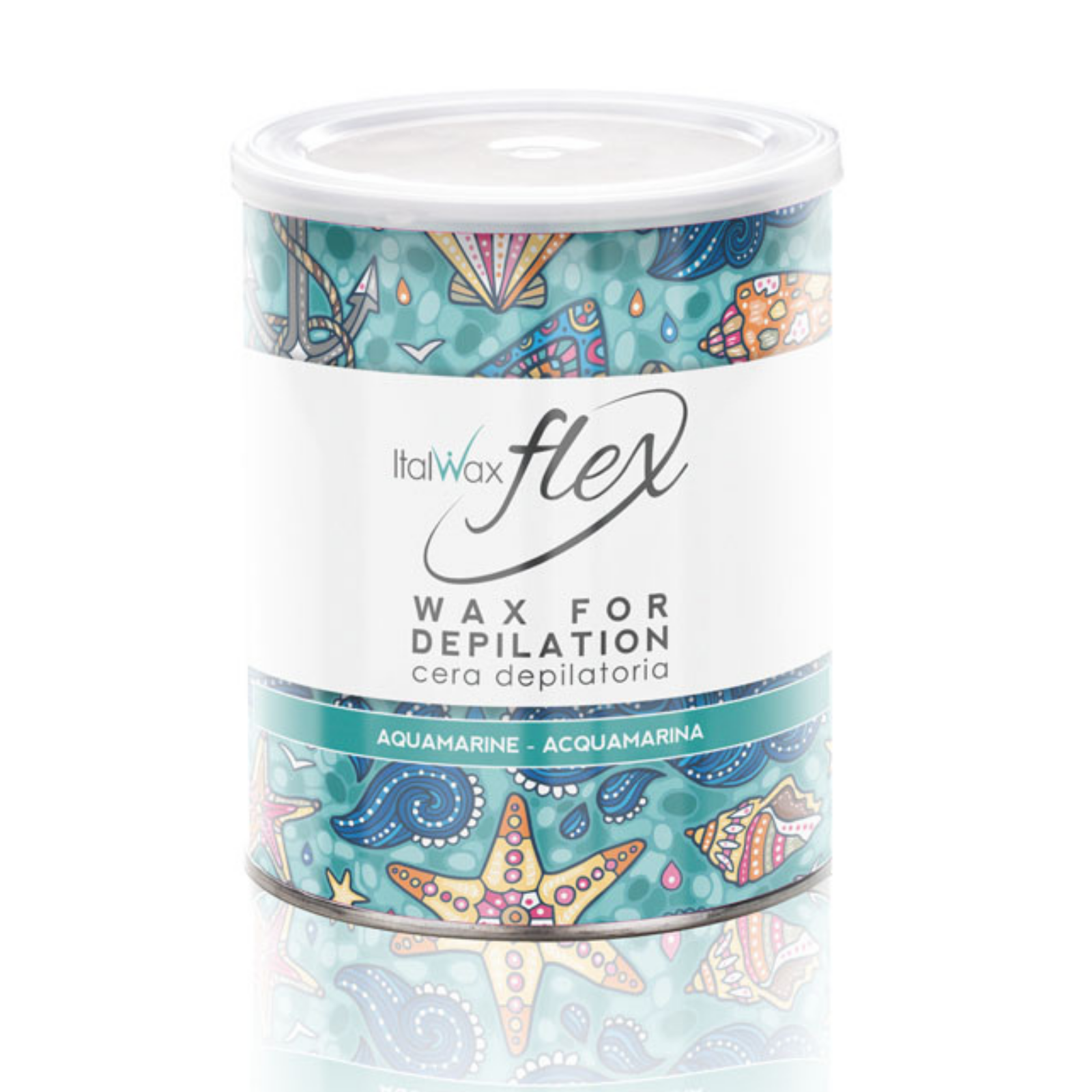 Ceara epilat cutie Flex Aquamarin 800 ml Italwax