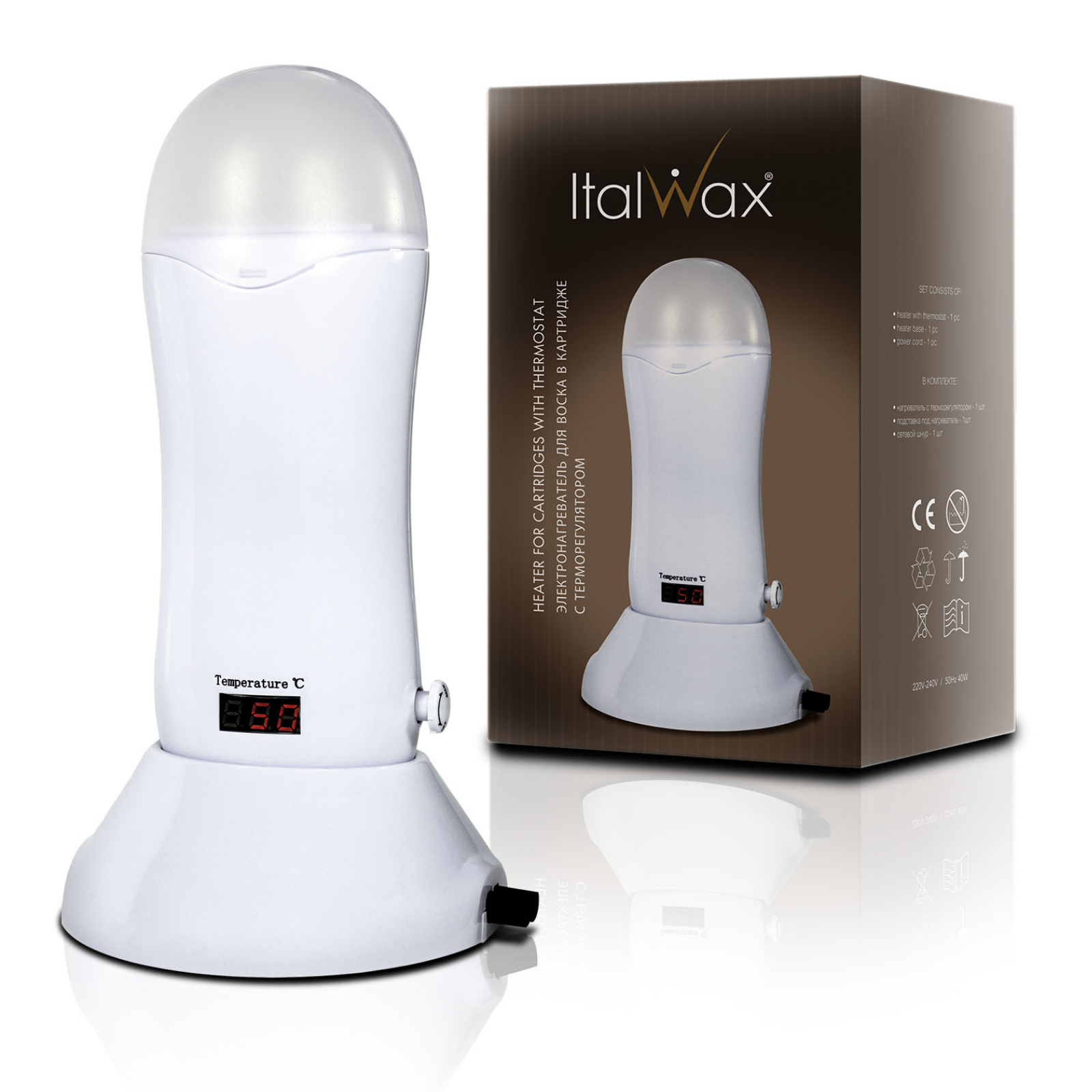 Incalzitor de ceara cartus cu Termostat Italwax